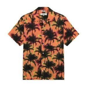 Amboy Shirt Palm Tree - Orange